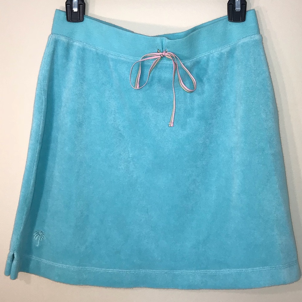 Lilly Pulitzer Terry Cloth Skirt - Blue